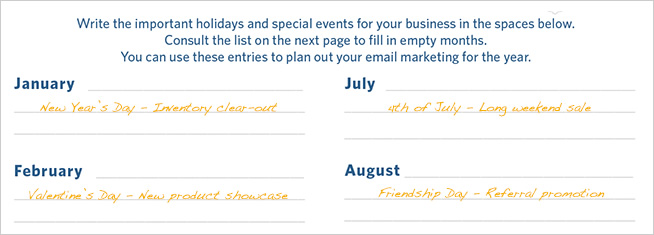 Email Marketing Plan Example